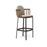 Modern design bar stools with back dining chairs for home